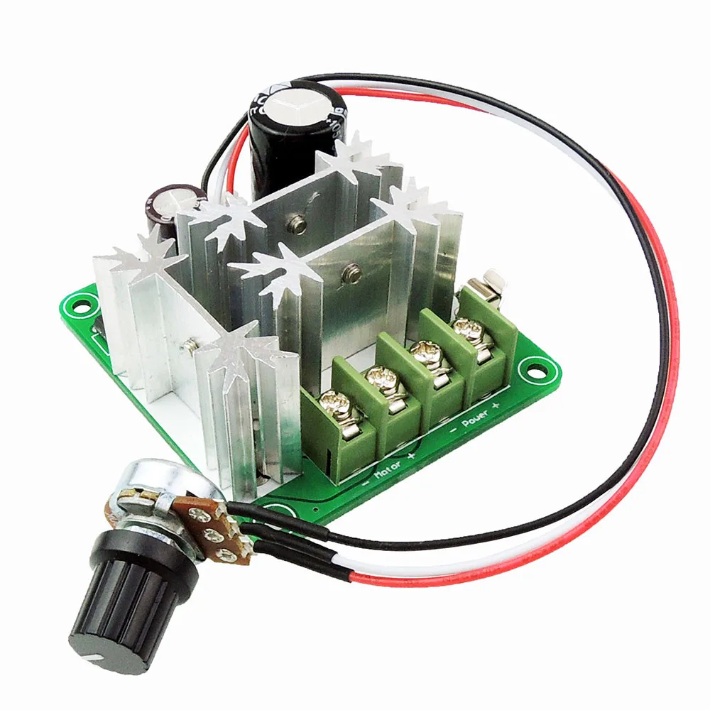 6-90V 15A(max) DC Motor Speed Controller Adjustable Speed Governor PWM 1000W(max) New Upgraded