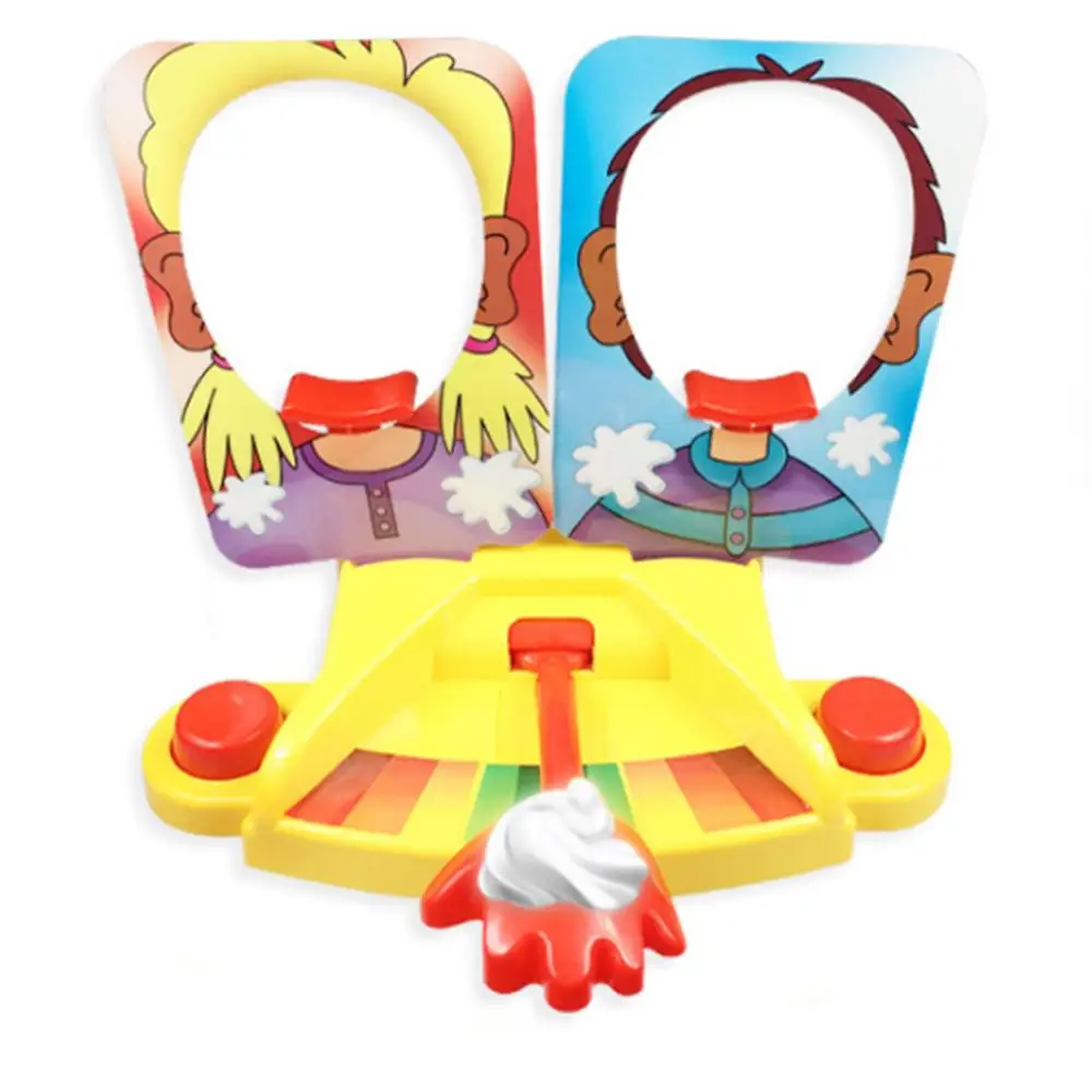  Single/Double Pie Face Showdown Game Challenge Family Interactive Table Toy for Child Showdown Chal