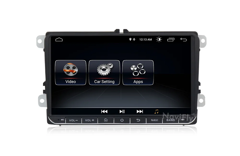 Flash Deal NaviFly Quad core Android 8.1 system car gps dvd player for Volkswagen SKODA GOLF 5 Golf 6 POLO PASSAT B5 B6 TIGUAN 7