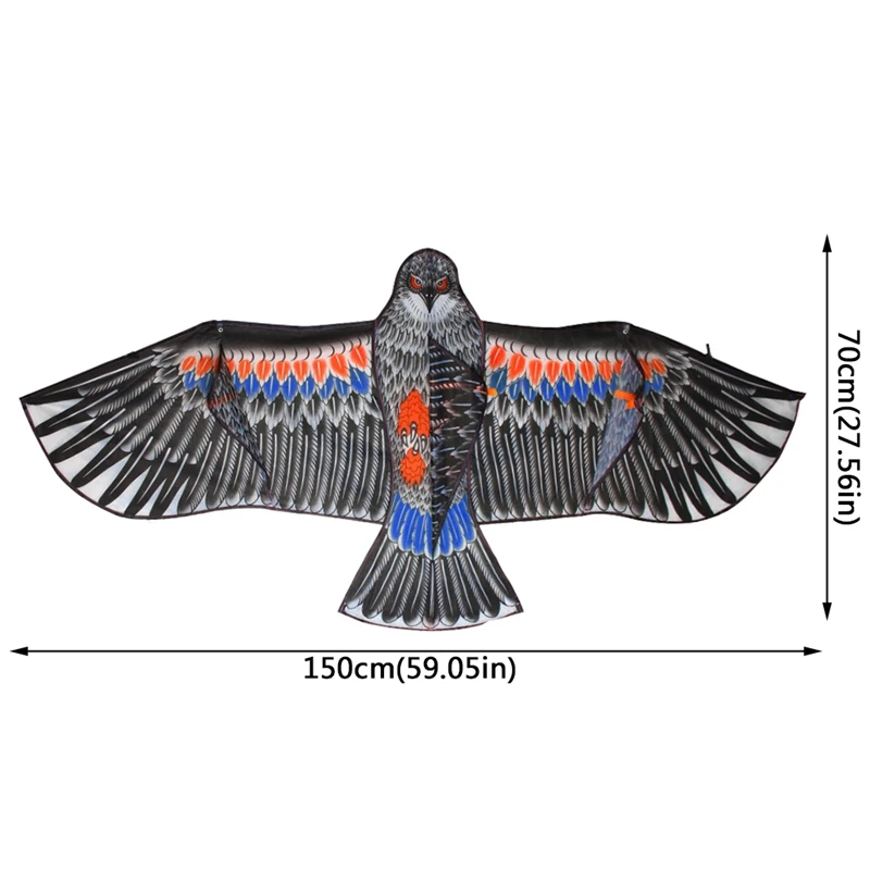 1 шт. 1,5 м/1,7 м Забавный воздушный змей орла открытый игрушка спортивный подарок для детей для взрослых развлечения HBB