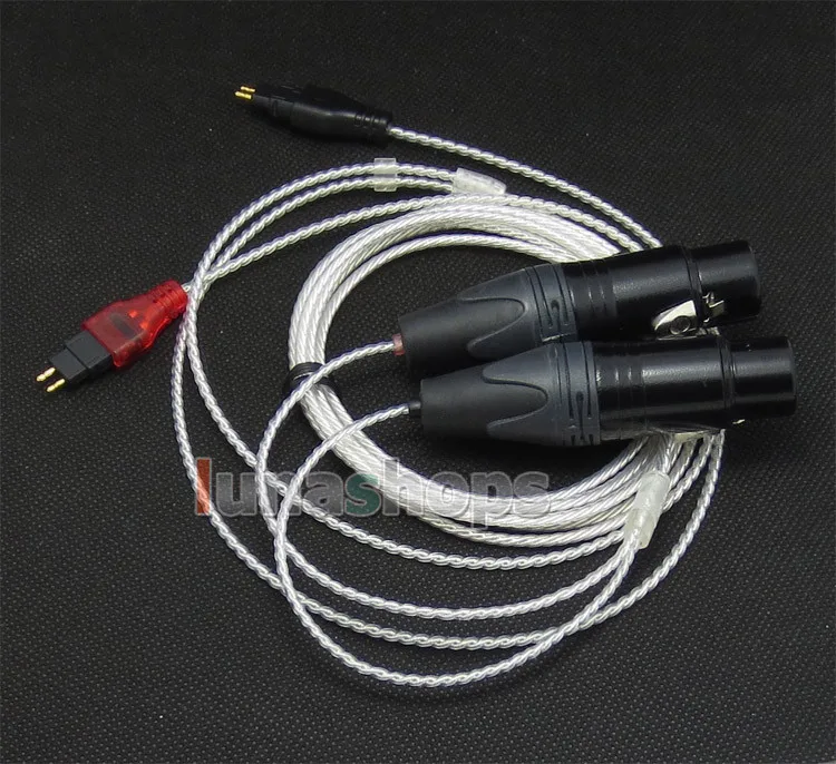 3-конт. XLR Female PCOCC+ посеребренный кабель для Sennheiser CL-II HD480 HD490 HD520 II HD530 HD540 HD560 LN004743