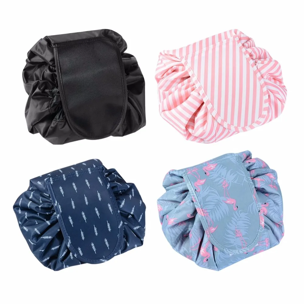 Korean Fashion Waterproof Large Capacity Quick font b Drawstring b font Makeup Jewelry Storage font b