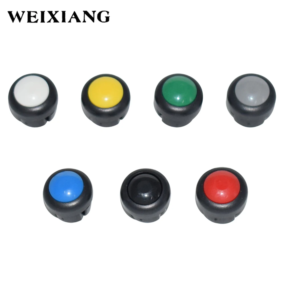 

7 x Motorcycle Switch Button Horn Turn Signal High Low Beam Electric Start Kill ON OFF Latching Momentary Action Buttons