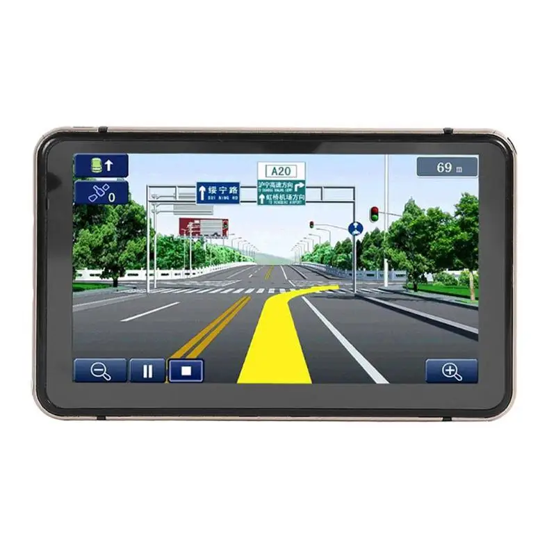 7 дюймов авто Android 8 ГБ gps навигация DVR камера Sat Nav Bluetooth WiFi AV-IN карта Sat грузовик gps навигаторы автомобильные