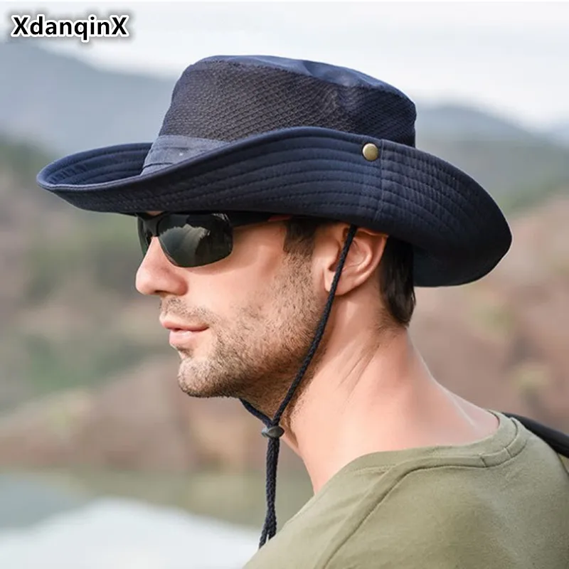 Панама XdanqinX Складная для мужчин и женщин пляжная шляпа с дышащая сетчатая