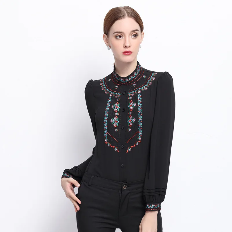 Popular Silk Floral Blouse-Buy Cheap Silk Floral Blouse