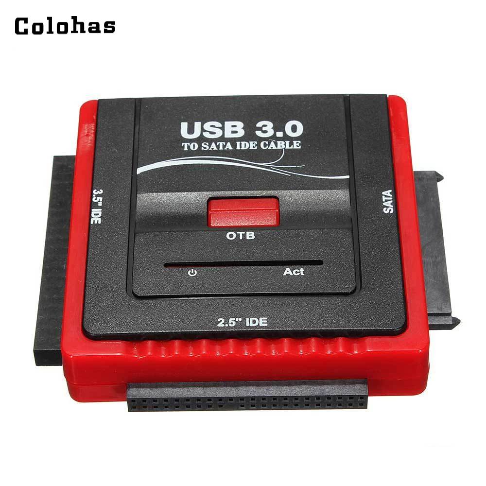 

EU / US Plug USB 3.0 to IDE SATA Cable 2.5/ 3.5inch HDD Hard Drive CD-ROM DVD-ROM COMBO Multifunction Converter OTB Cable