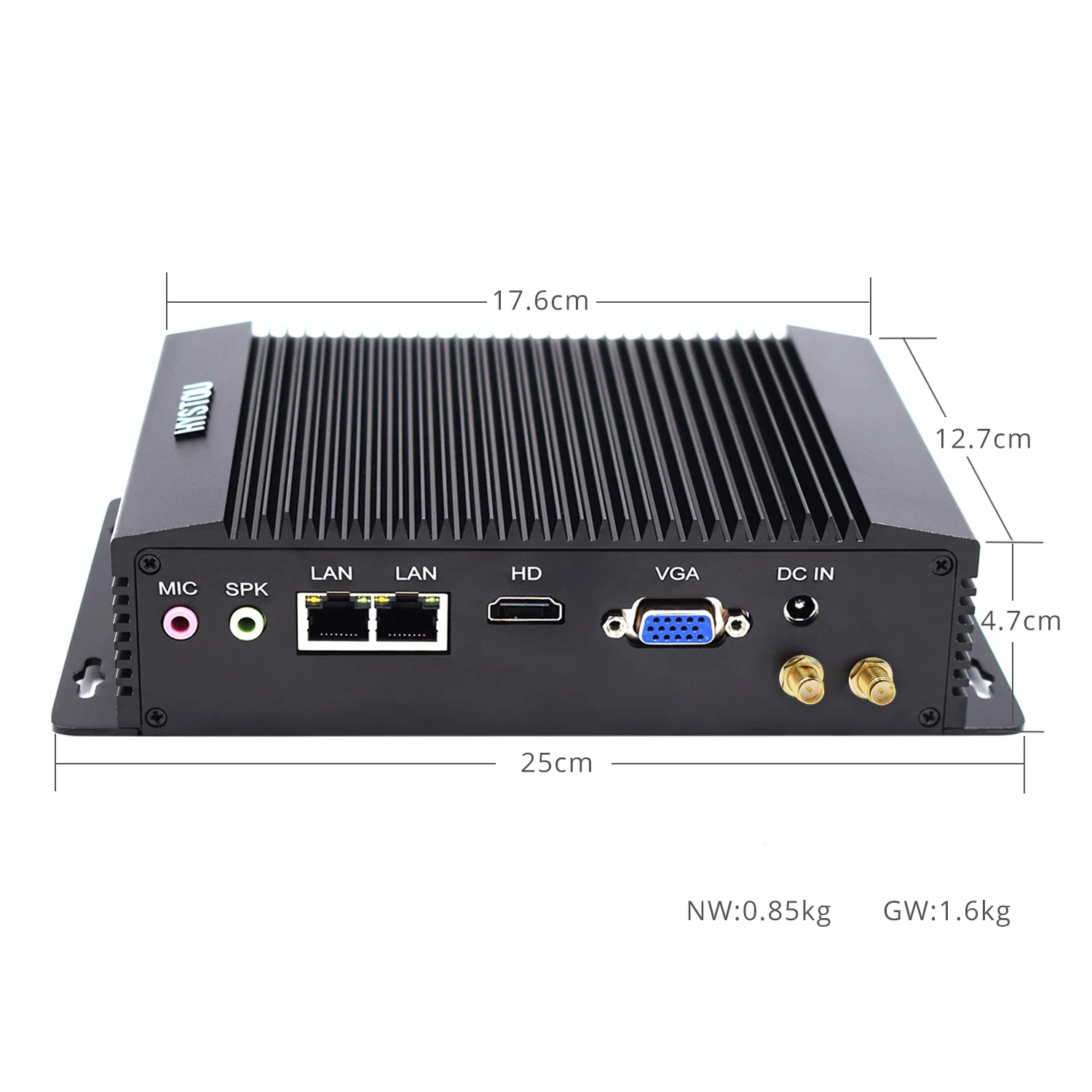 Mini PC Windows 10 с 7gen Intel Kaby Lake Core i7 7500U DDR4 игрового ПК компьютер без вентилятора HD