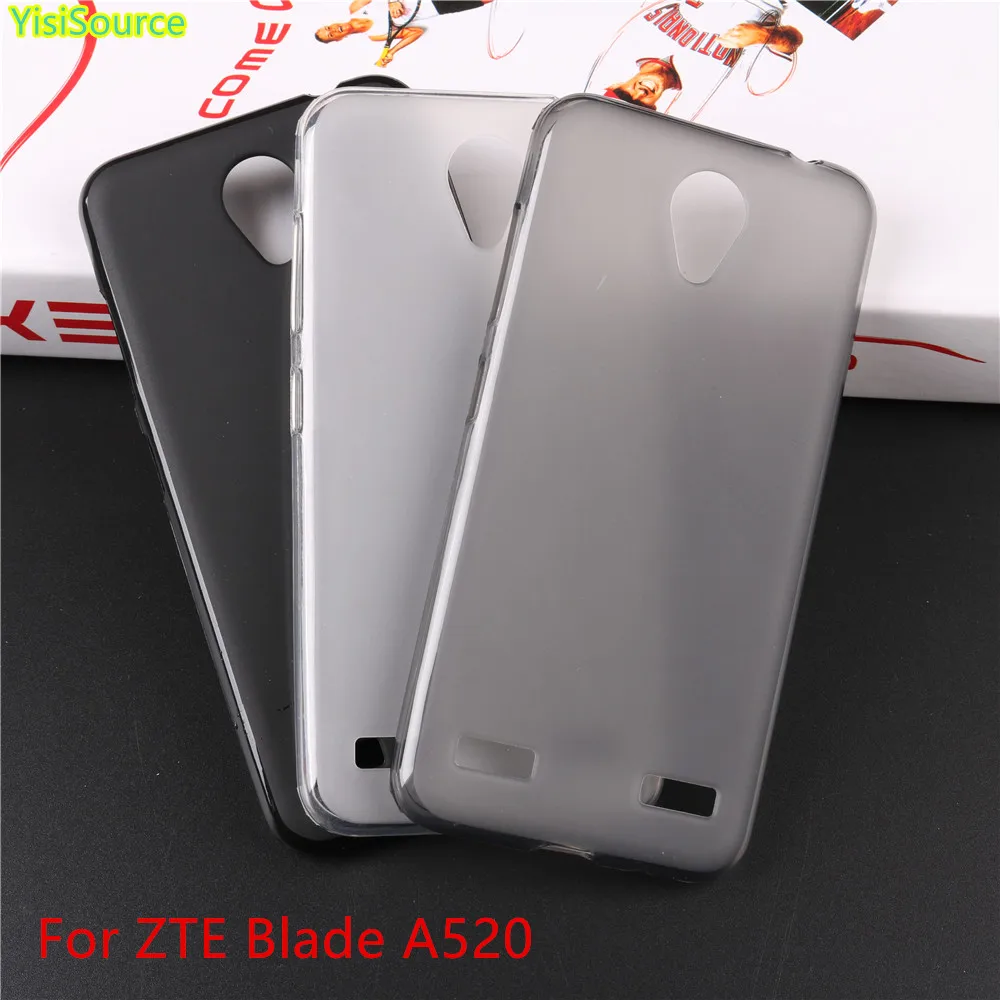 Yisisource Новое поступление для ZTE A 520 чехол мягкий TPU телефона Blade A520 силиконовый