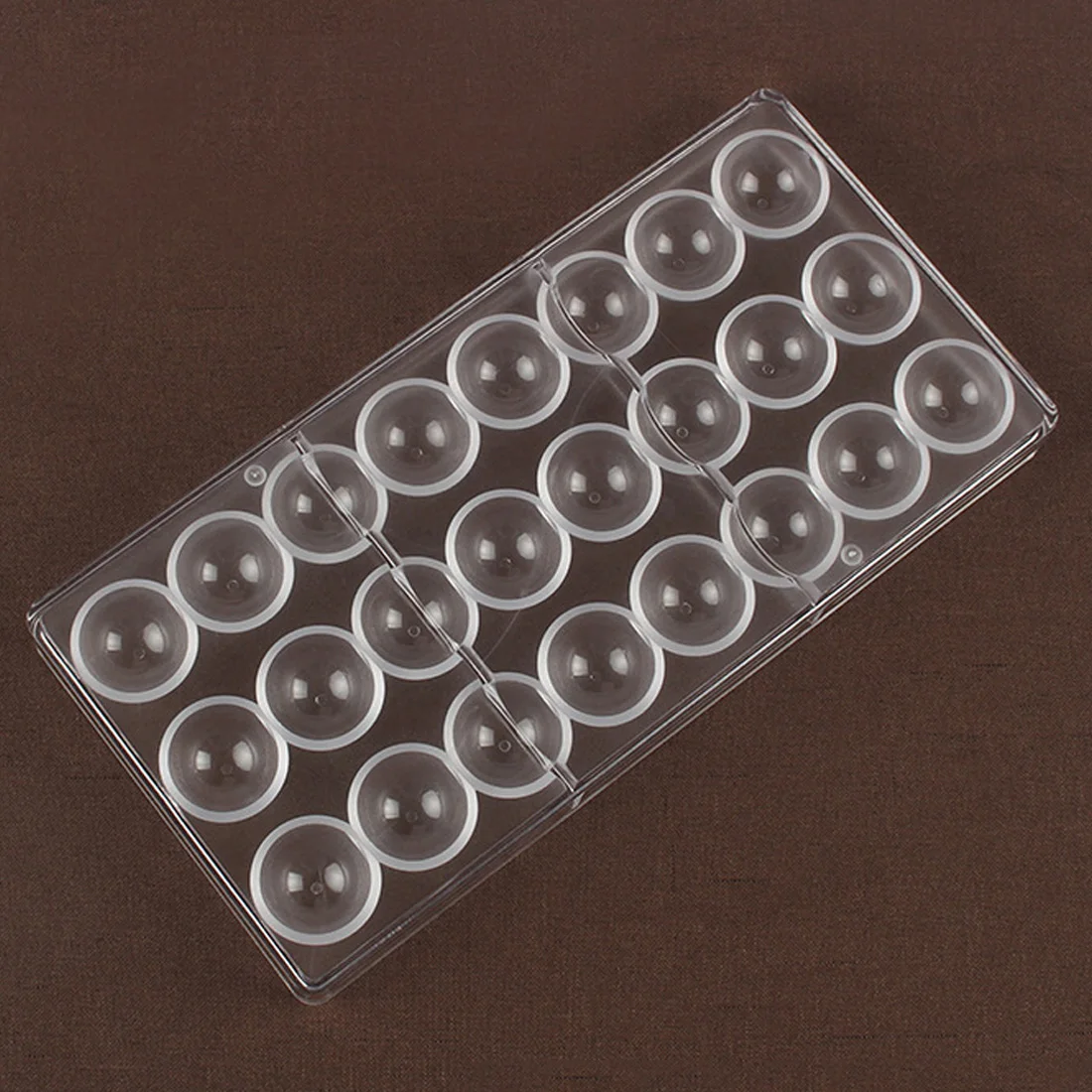 

24 Holes Semi Sphere Chocolate Mould Polycarbonate Chocolate Mold Half Ball Plastic Candy Maker Mold Bakeware Rectangle