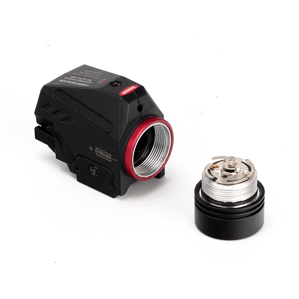 Material de Náilon para Weaver Montagem em Trilho Caça Tática Visão Laser Vermelho 150 Lúmen Lanterna Led Integrado Combo Picatinny 13 Luzes de armas