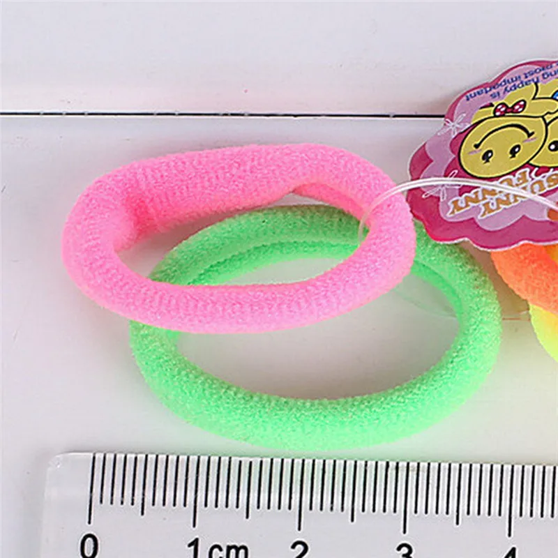Для выведения токсинов 40 шт 2cm Смешанные цвета детские Резиночки для волос милые