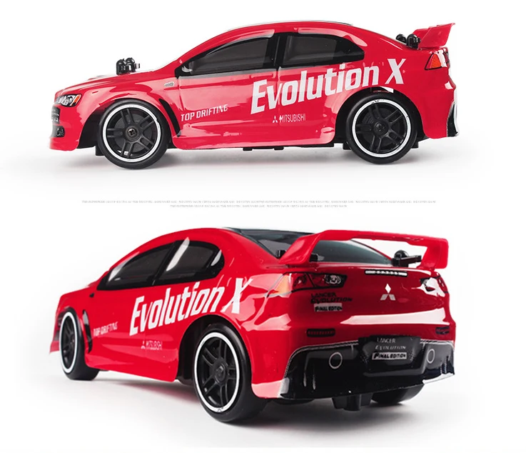 Горячее предложение! 2,4 г Радиоуправляемый скоростной автомобиль EVO Evolution X Subaru 4 канала дистанционного управления гоночный автомобиль 30 км/ч высокая скорость 4WD дрейф гоночный автомобиль