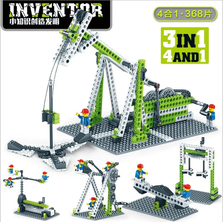 

Kazi Educational Building Blocks Kids Inventor learning Plastic Bricks For Children Compatible LegoeS Educational Toys Gift 1000