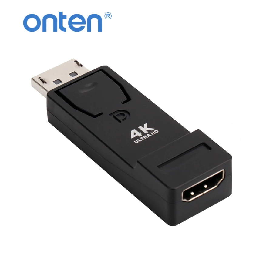 

HDMI Converter DP to HDMI Adapter Audio Video Adapter Display port Displayport to HDMI Converter Connector 4K for PC Laptop TV