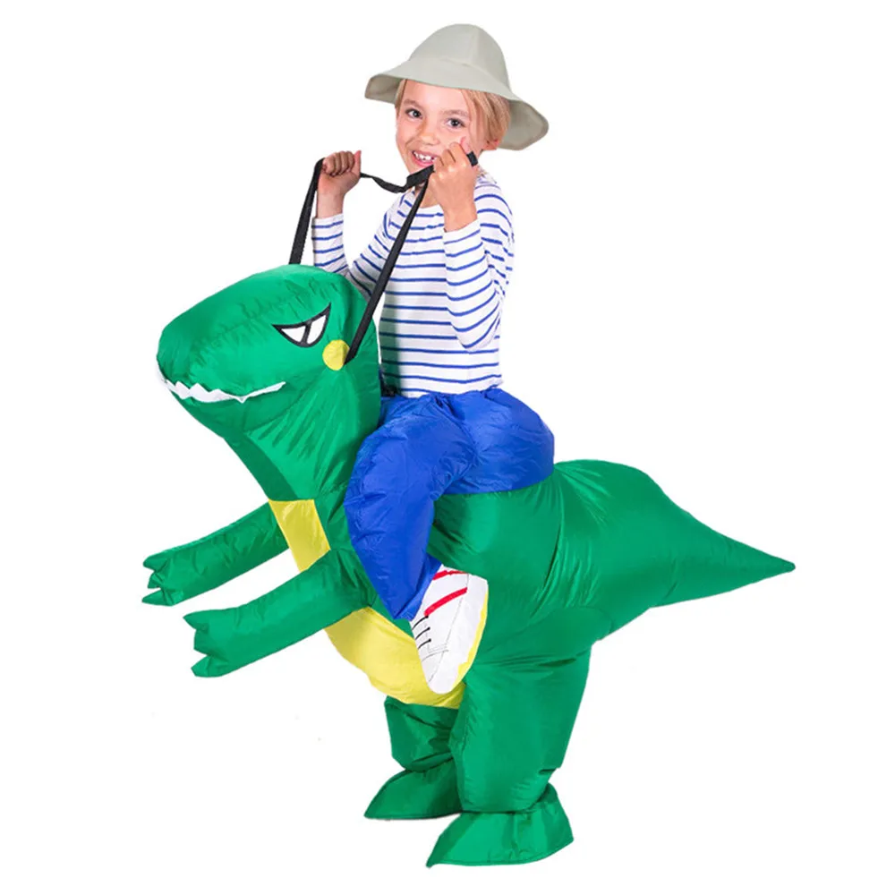 

Inflatable Green Dinosaur Costumes for Kids Girls Boys Unicorn Cowboy Pikachu Pokemon T-Rex Fancy Dress Purim Halloween Cosplay
