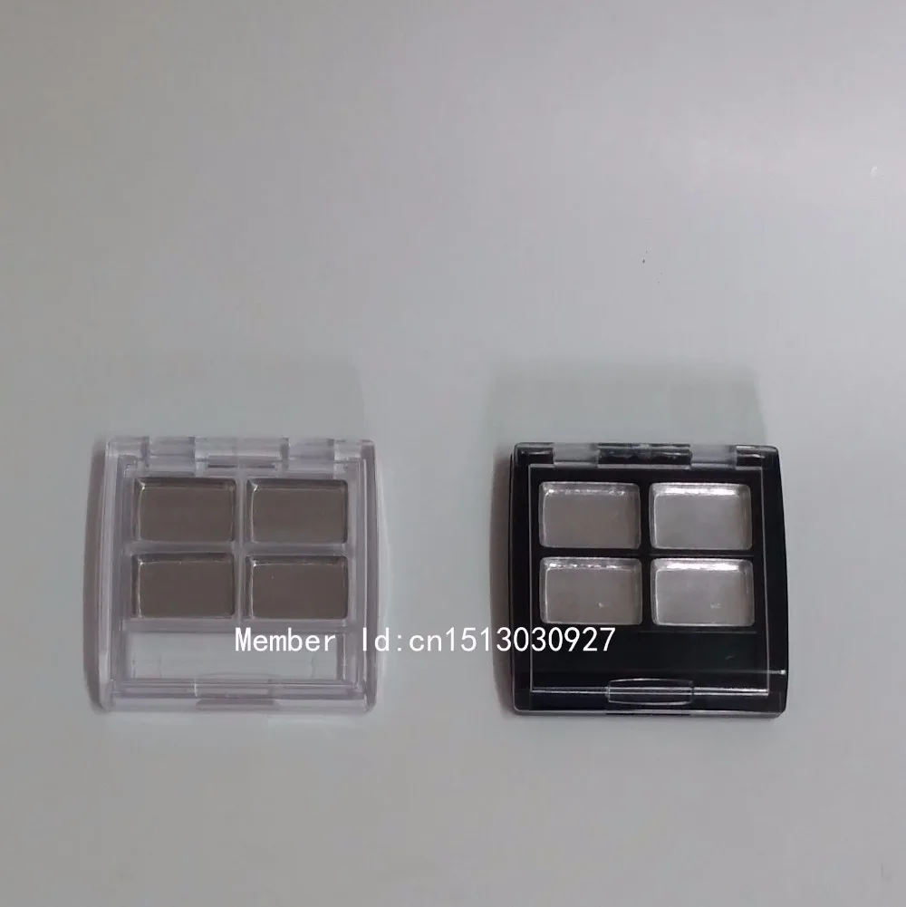 

Empty Eyeshadow Pallette DIY Blush Box Make up Pallette Refillable Container with 4 alunimum pan