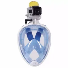 Camera Holder Diving Mask Underwater Scuba mergulho Anti Fog Full Face Snorkeling Set 180 Degree with Earplug and Snorkel