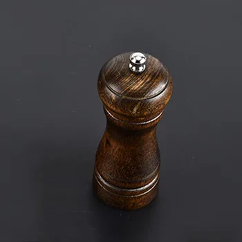 

5 Inch Manual ceramic core Wooden Easy Cleaning pepper mill Spices Grinder Muller Kitchen Accessories cooking Tools