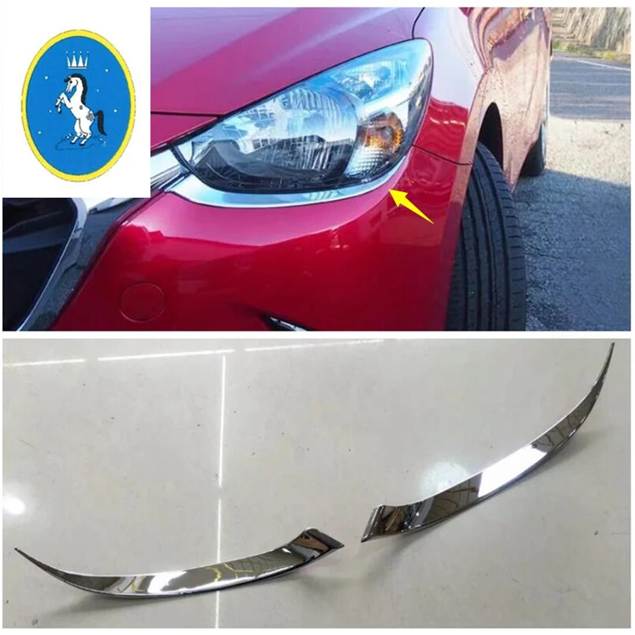 Автоаксессуары Yimaautotrims передняя фара декоративная лента для век и бровей