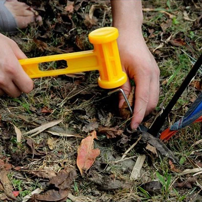 2016 New Professional Outdoor ABS Plastic Hammer Knocking Camping Nails Installation Purpose Portable Ultra Light Weight