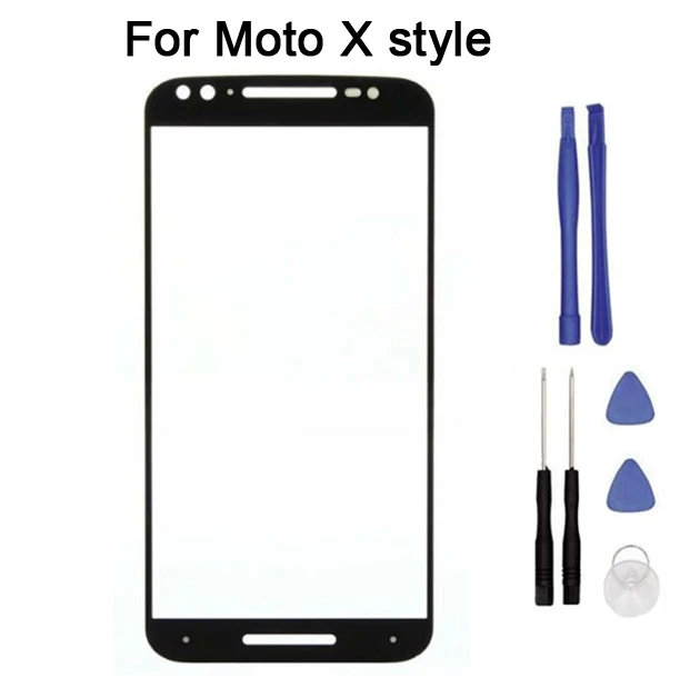 

New Replacement LCD Front Touch Screen Panel Outer Glass Lens For Moto X Style XT1575 XT1572 XT1570 Front Glass tools
