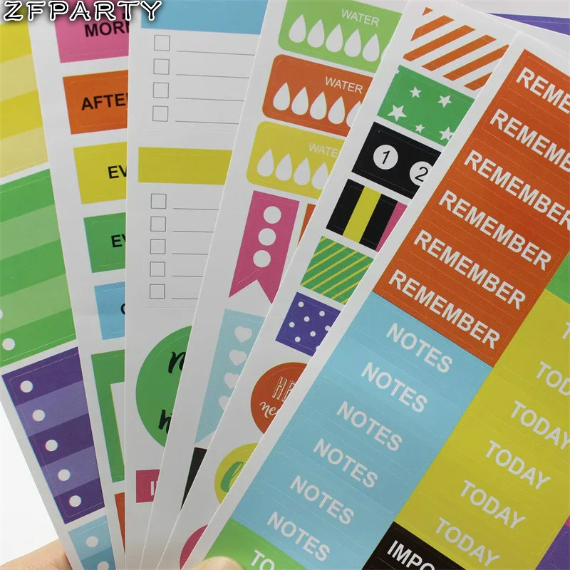 

ZFPARTY Personality tags Self- adhesive Paper Sticker for Scrapbooking/ DIY Crafts/ Card Making Decoration