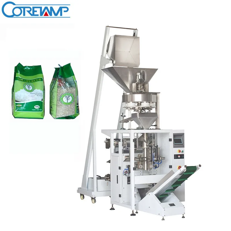 Low Price Fully Automatic 1kg 2kg 3kg 5kg 10kg Bag Rice Packing Machine