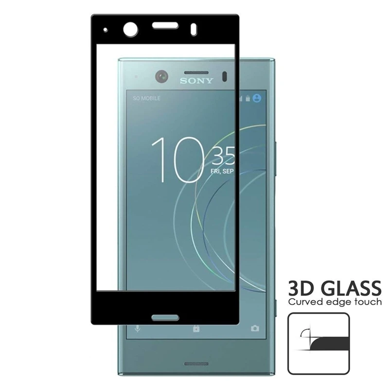 Защитное стекло G8342 для Sony Xperia XZ1 изогнутое полное покрытие | Мобильные телефоны и