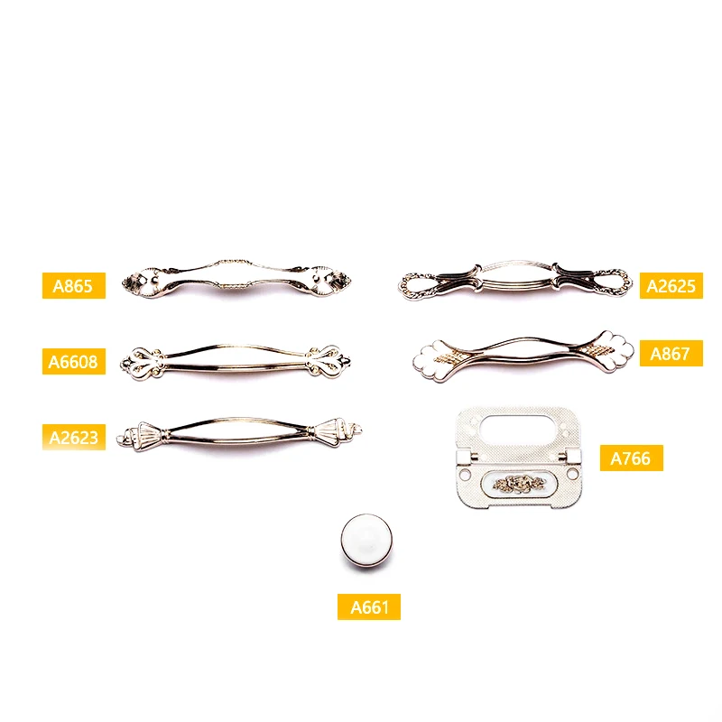 Aluminum Alloy Cabinet Handles Solid Kitchen Cupboard Pulls (3)