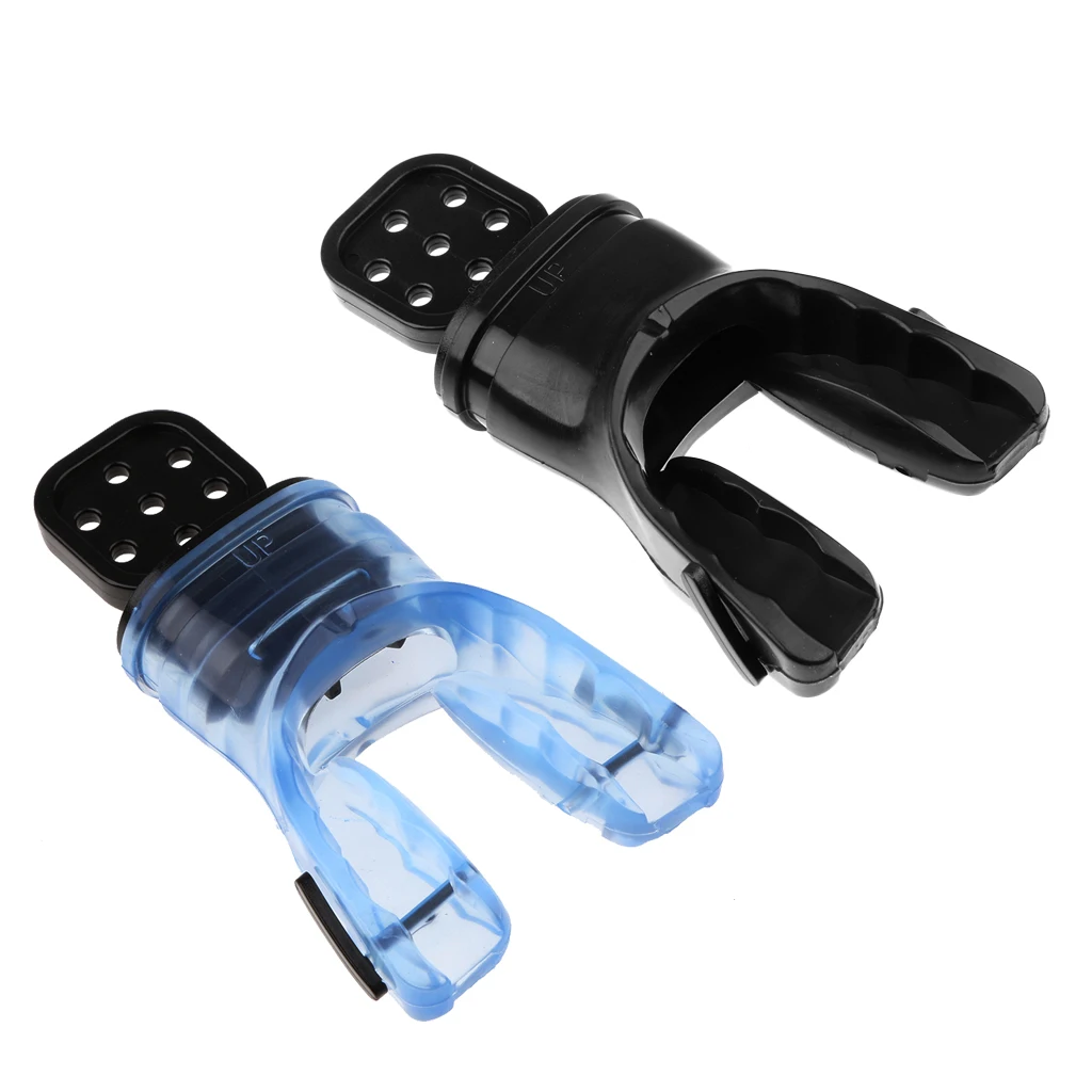2Pcs Universal Non-toxic Silicone Scuba Diving Moldable Bite Mouthpiece Swimming Diving Standard Diving Mouthpiece