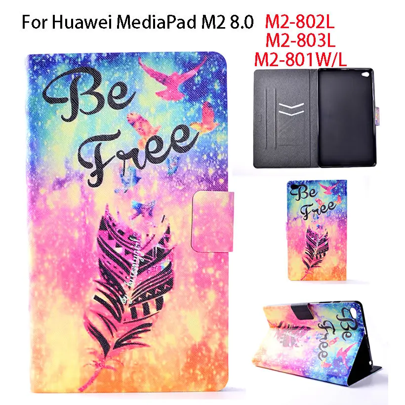 Чехол для huawei M2 8,0 из искусственной кожи чехол для huawei MediaPad M2 8,0 M2-801W M2-802L M2-803L 801L планшет принципиально трусики защитный чехол с подставкой