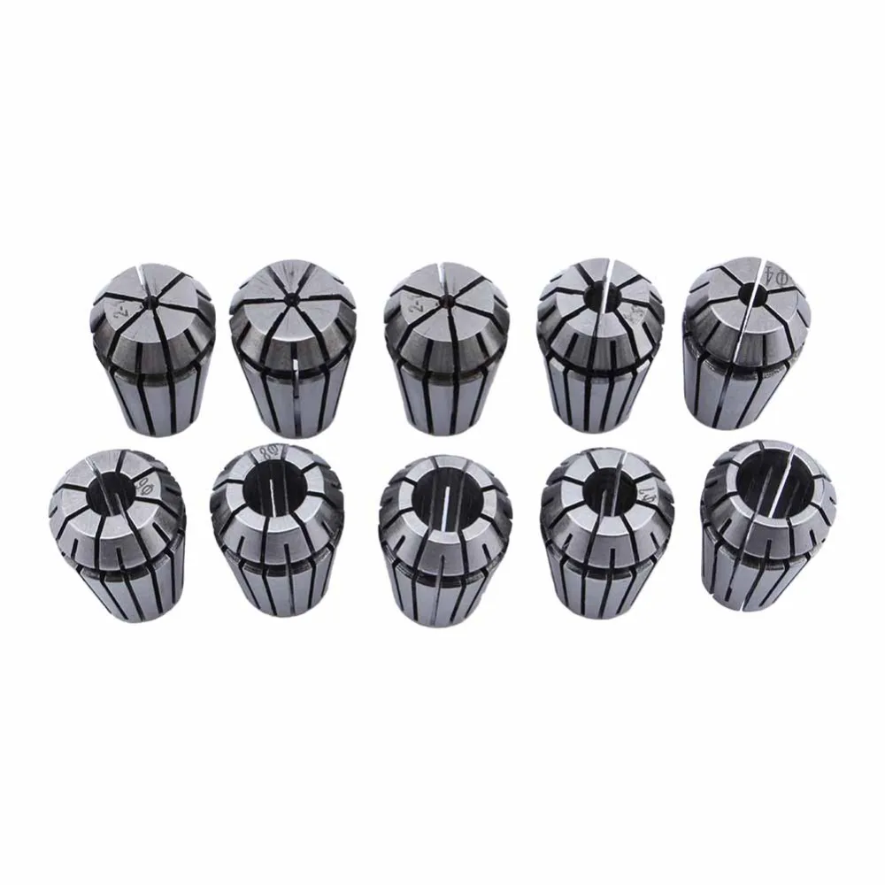

ER16 10PCS 1-10mm Spring Collet Set For CNC milling lathe tool Engraving machine
