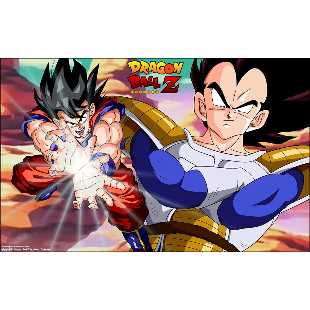 (Dragon Ball Z Saiyan Saga Play Mat) Ограниченная серия 35X60 см пользовательский развивающий коврик карточная игра анимация, коврик для игр