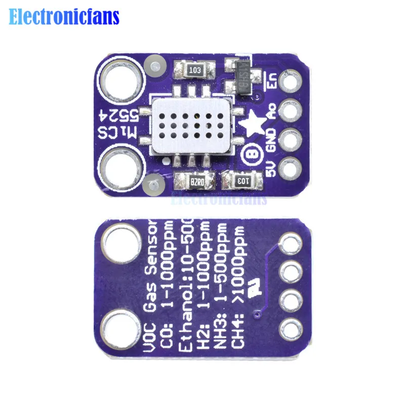 DC 5 в аналоговый MICS-5524 Угарный водород метан модуль MICS5524 контроль качества воздуха датчик газа модуль обнаружения