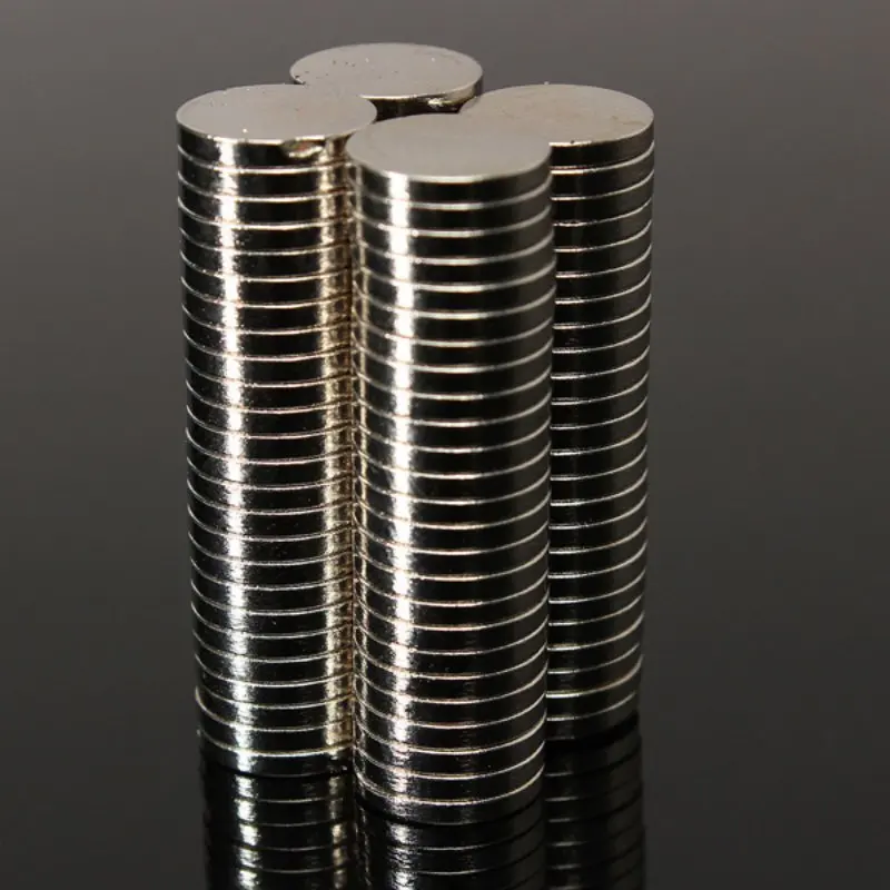 

100 Pieces/Pack 10 mm x 1mm Magnetic Materials Neodymium Magnet Mini Small Round Disc Magnet Home Decorations Fridge