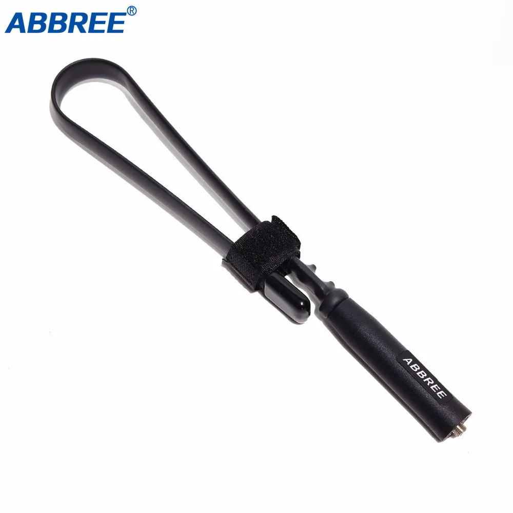 ABBREE SMA Female144/430 МГц V/U Двухдиапазонная Складная тактическая антенна для Baofeng Digital DMR