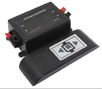 

DM103 3 key rf wireless 12v led dimmer controller for 3528 5050 single color 12v led strip light 12v 96w/24v 192w