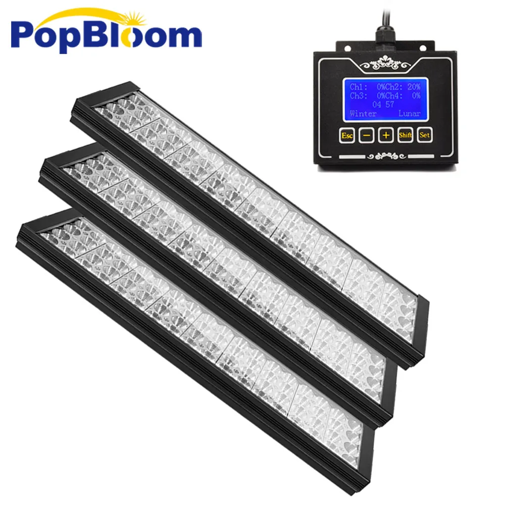 

Full Spectrum LED Aquarium Light Marine Reef Coral SPS/LPS Aquarium Light With 4 Channels Programmable Dimmable MH4BP3