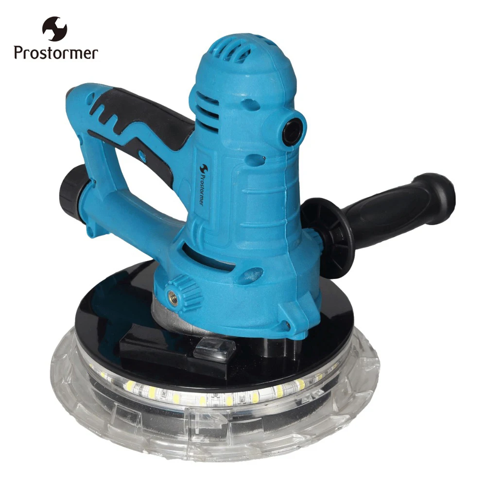 

Prostormer 800 Wall Polishing Machine Sandpaper Machine Random Track Handheld Multifunction Sander Grinder 360 Degree LED Light