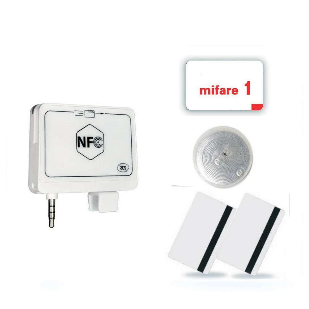 ACR35 NFC устройство для чтения карт untuk ponsel algoritma dan DUKPT kunci system + SDK на английском