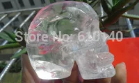 

013 A++++ Natural Clear Quartz Crystal Skull Healing From China