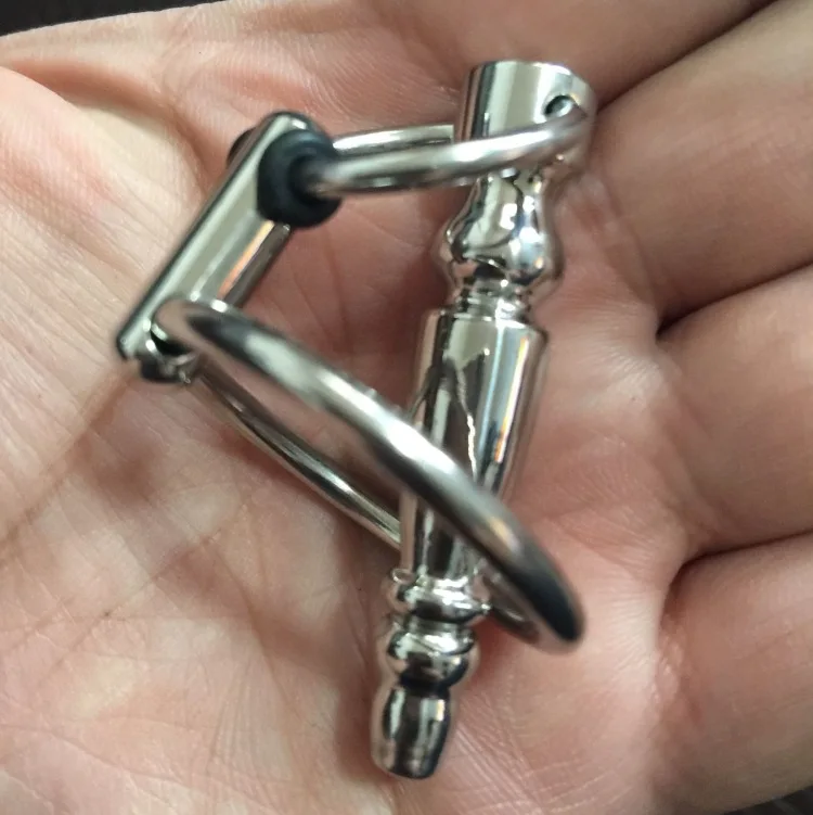 BDSM male female horse eye stimulate urethral catheterization urethral dilator blocking lock