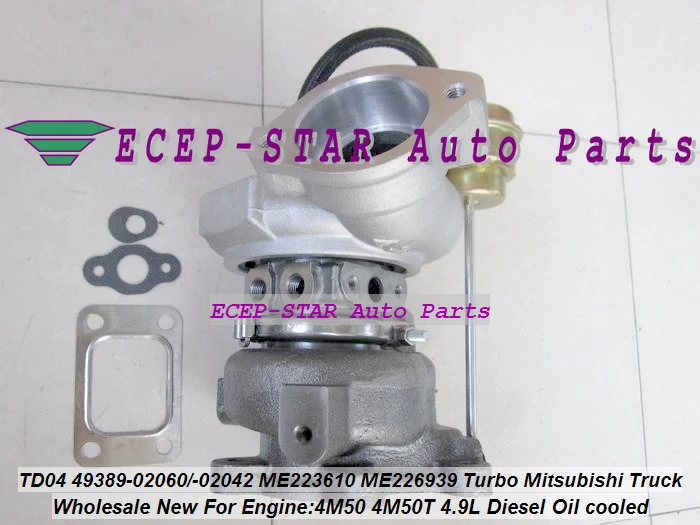 TD04 TD04-4 49389-02060 49389-02042 ME223610 ME226939 Turbo For Mitsubishi Truck 4M50 4M50T 4.9L Diesel Oil cooled (3)