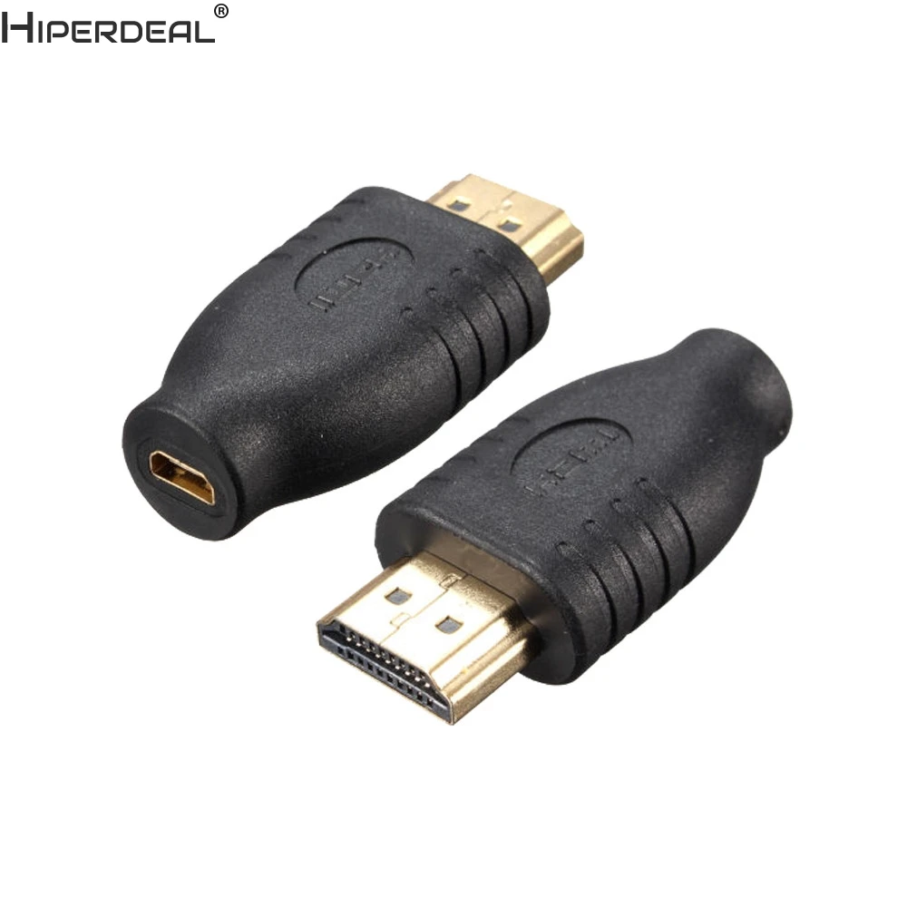 

HIPERDEAL Standard HDMI Male Type A to Micro HDMI Type D Female Socket Adapter Converter Oct30 HW