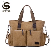 Топ холст кожаные мужские дорожные сумки Горячая Повседневная Сумка-тоут для путешествий большой емкости водонепроницаемый чемодан бизнес дорожная сумка