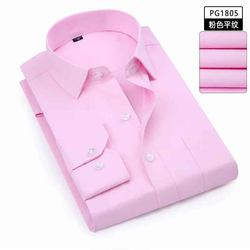 Зимние большие размеры 9XL 10XL однотонные деловые мужские рубашки осенние офисные