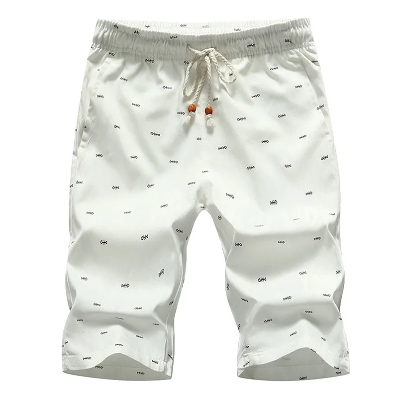 Oeak мужские пляжные шорты новые модные летние повседневные хлопковые дышащие мягкие свободные шорты со шнуровкой на талии