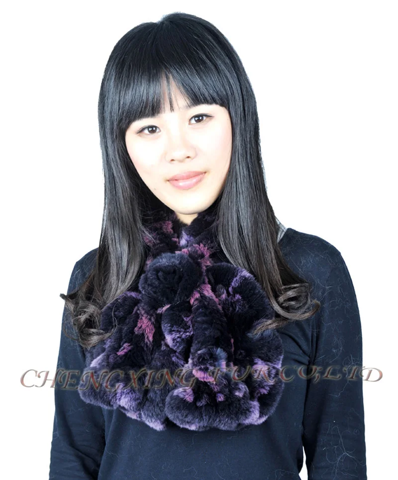 Женский зимний Трикотажный Шарф|scarf ladies|rabbit fur scarfrex rabbit scarf |