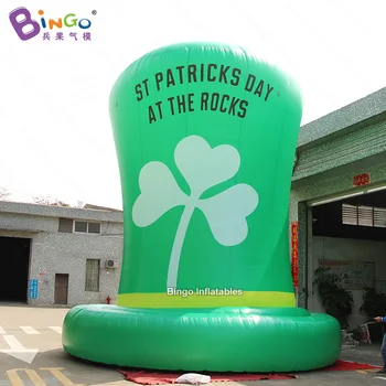

2019 HOT SALES 6x6.5mh inflatable green hat magician hat balloon toy customized decoration for advertising